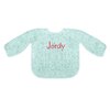 sleeve bib - funnies - mint with name