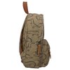 children's backpack beasties army green detail with name