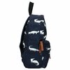children's backpack wondering wild navy detail with name